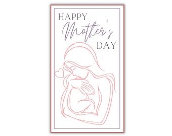 Elegant Mother's Day Printable Gift Tags (PDF)