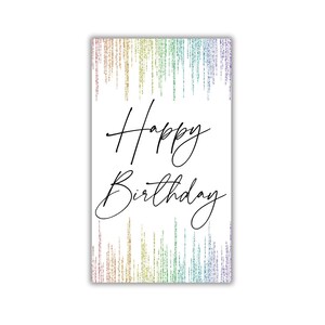 Etiqueta para cartão de presente de feliz aniversário, presentes para ele, ideias para presentes para ela, produtos assados, plantas, vinho, lembrança para comemoração, download instantâneo, PDF para impressão