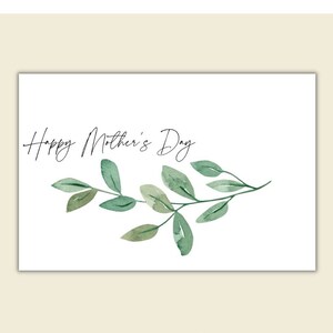 Tarjeta del Día de la Madre (PDF imprimible), Hoja Simple, Feliz Día de la Madre, Tarjeta del Día de la Madre, Tarjetas del Día de la Madre, Regalo para Mamá, Tarjeta de Felicitación Imprimible
