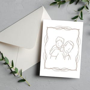 Father and Son Printable Card Envelope Fathers Day Gift ideas for Dad, GrandDad, StepDad, Boyfriend from Child, Son, Daughter, Wife, Family,