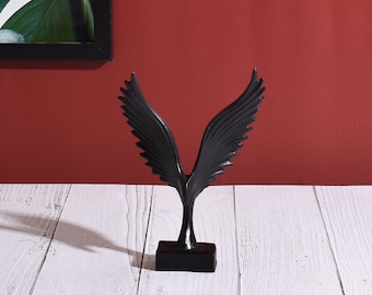 Artisan Crafted Eagle Statue, Home Decor, Office Display