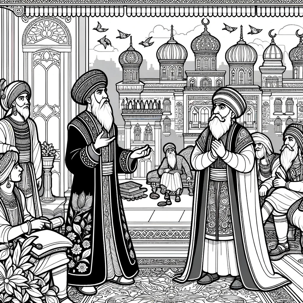 Haman's Plot Unveiled Purim Coloring Book 12 Pages, Instant Digital ...