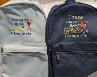 Kids backpack toy story / custom designs welcome