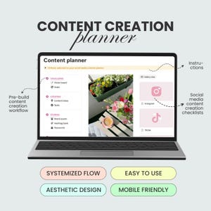 Social media content planner notion, Notion content calendar, Aesthetic notion template, Content calendar, Content creator notion template