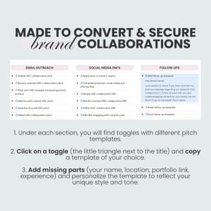 UGC Email & DM Templates for Brand Pitching, UGC Pitching Templates ...