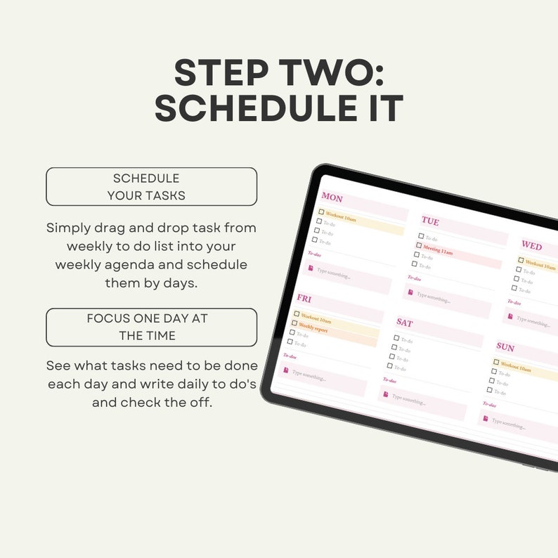 Notion Planner Notion Template Notion Editable Template Etsy