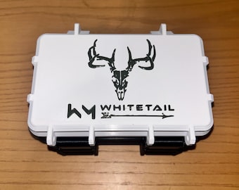 3D Printed Broadhead Case: WM Whitetail Logo