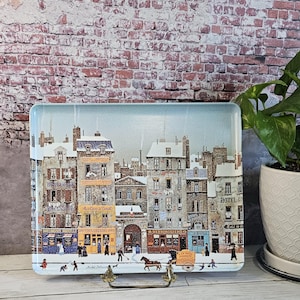 Vintage Melamine Serving Tray by Michel Delacoix from Italy, Paris Winter Street Design, Selling Each Separately