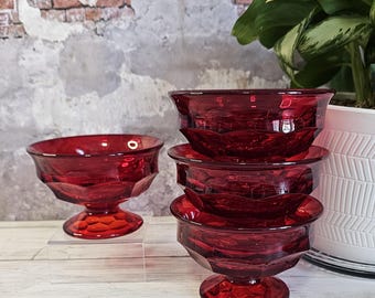 Viking Georgina Ruby Sherbet Dishes, Selling Individually