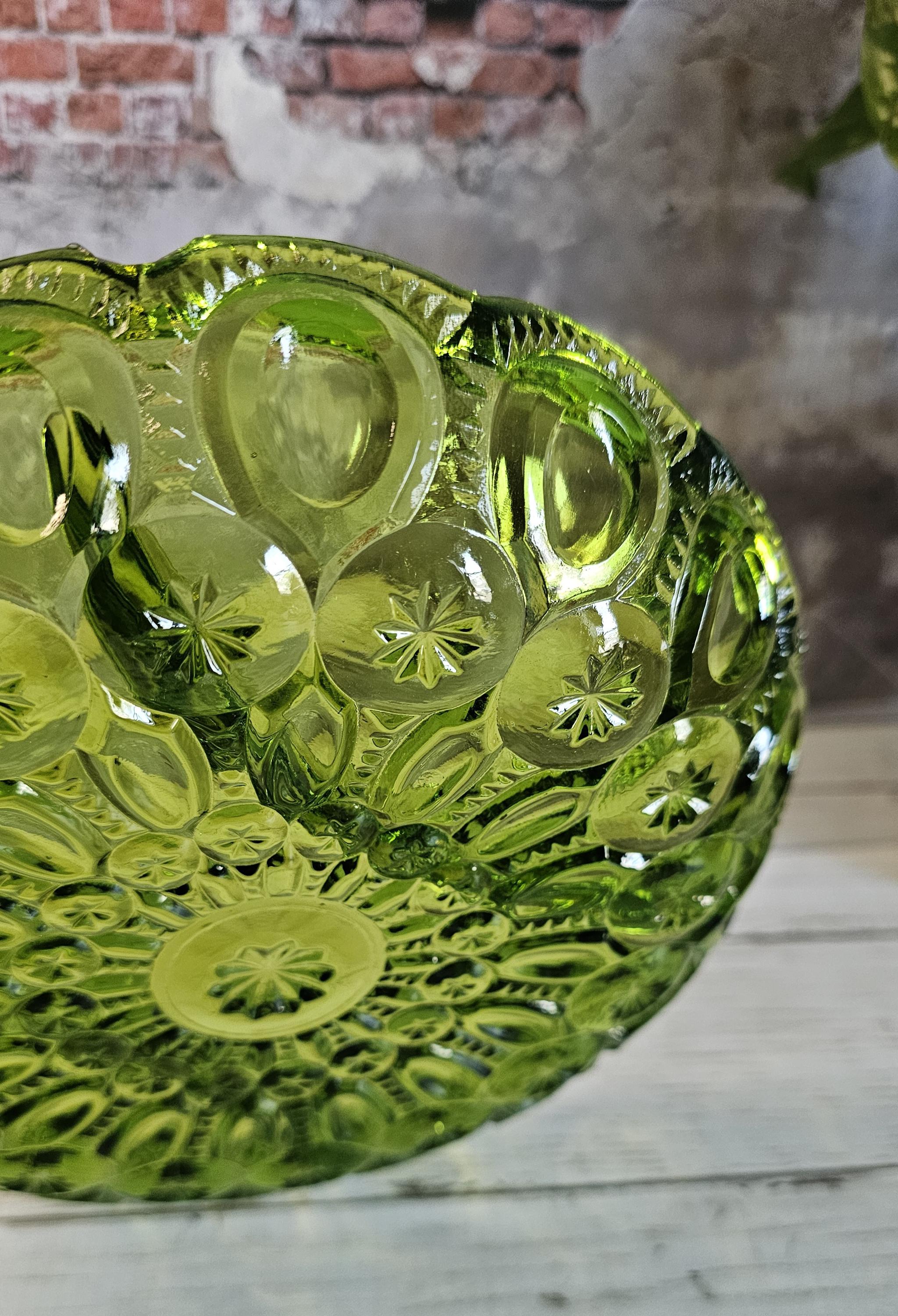 Vintage Green Glass Serving Dishes, Sold Separately - Etsy - Recycled Glass Serving Dishes