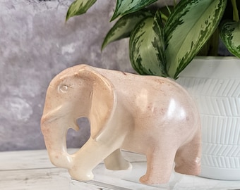 Hand carved Soapstone Elephant from Kenya