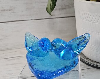 Blue Glass Birds of Happiness, Love Birds 1992