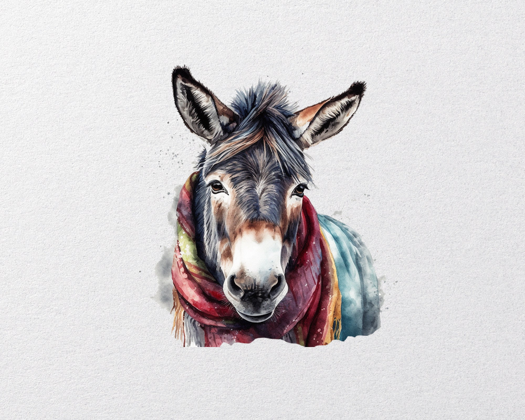 Lustiges Esel T-Shirt - Farm Tierliebhaber Design Langarm