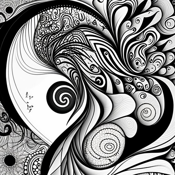 Print Coloring Pages Abstract