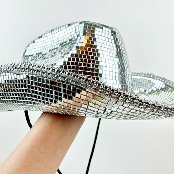Glitter Cowboy Hat Etsy