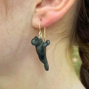 süßer Seehund Ohrring, Seehundohrring, Seehund Schmuck, lustiges Geschenk Seehundliebhaber Seehund, witzige Seehundohrringe Seehundschmuck