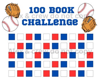 100 Book Challenge Printable Etsy