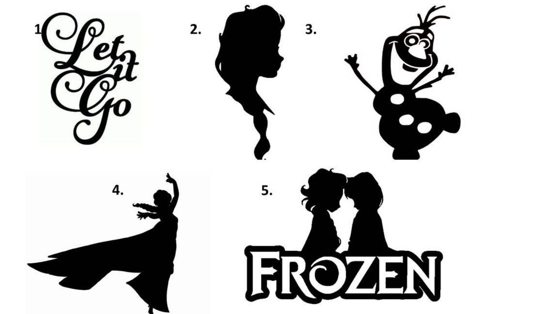 Frozen Vinyl Decals Mixed Pack for Interiour Design Etsy