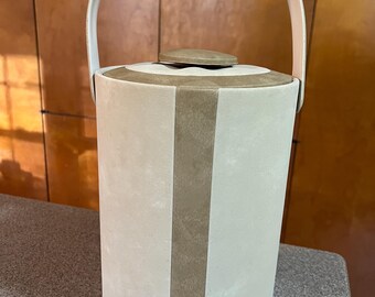 MCM Large  Georges Braird Synthetic Suede Two Tone Ice Bucket
