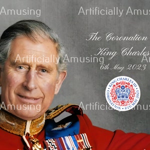 Digital Download, Royal Celebration, King Charles III Coronation Poster, Union Jack, Camilla The Queen Consort