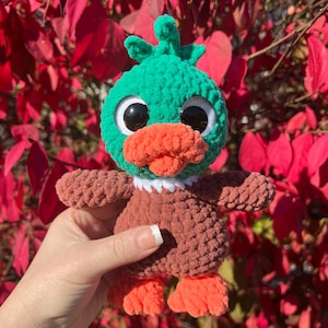 Crochet Duck pattern, Duck pattern, Low sew, Crochet duck, Mallard