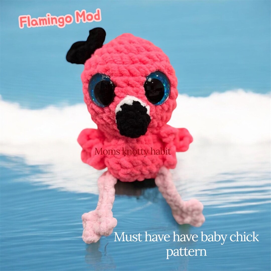 Crochet Flamingo Mod Etsy