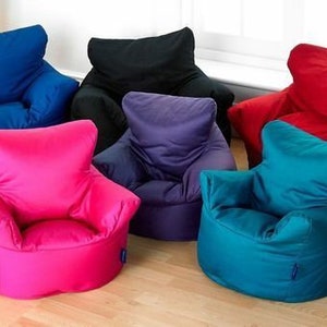 Better Nights Coloured Bean Bag Chairs | Pink , Blue , Black , Red + More