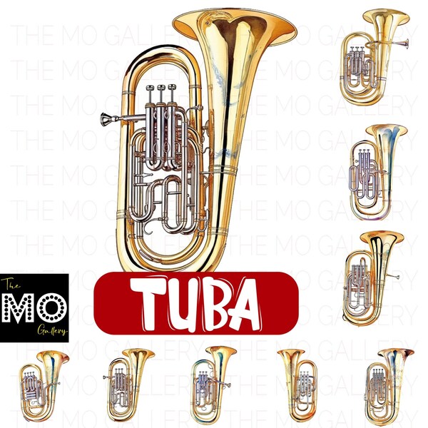 Tuba Png Clipart - Etsy