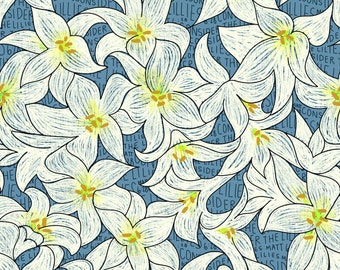 Lilies in Blue