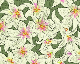 Lilies in Green