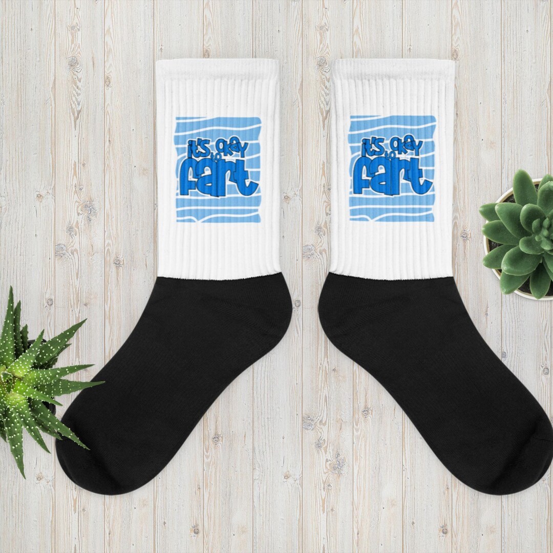 It's OK to Fart Socks Funny Socks Rude Socks Etsy
