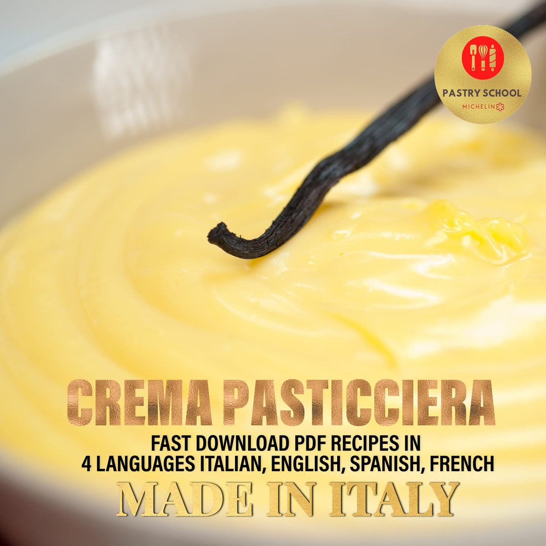 BEST ITALIAN RECIPE for Pastry Cream, Cream Italy Haute Patisserie