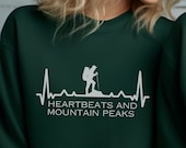 Outdoorsy Sweatshirt | Great Gift for Outdoorsy Couple Who Want to Explore More and Love Hiking | Unisex Adventure Time Camping Shirt