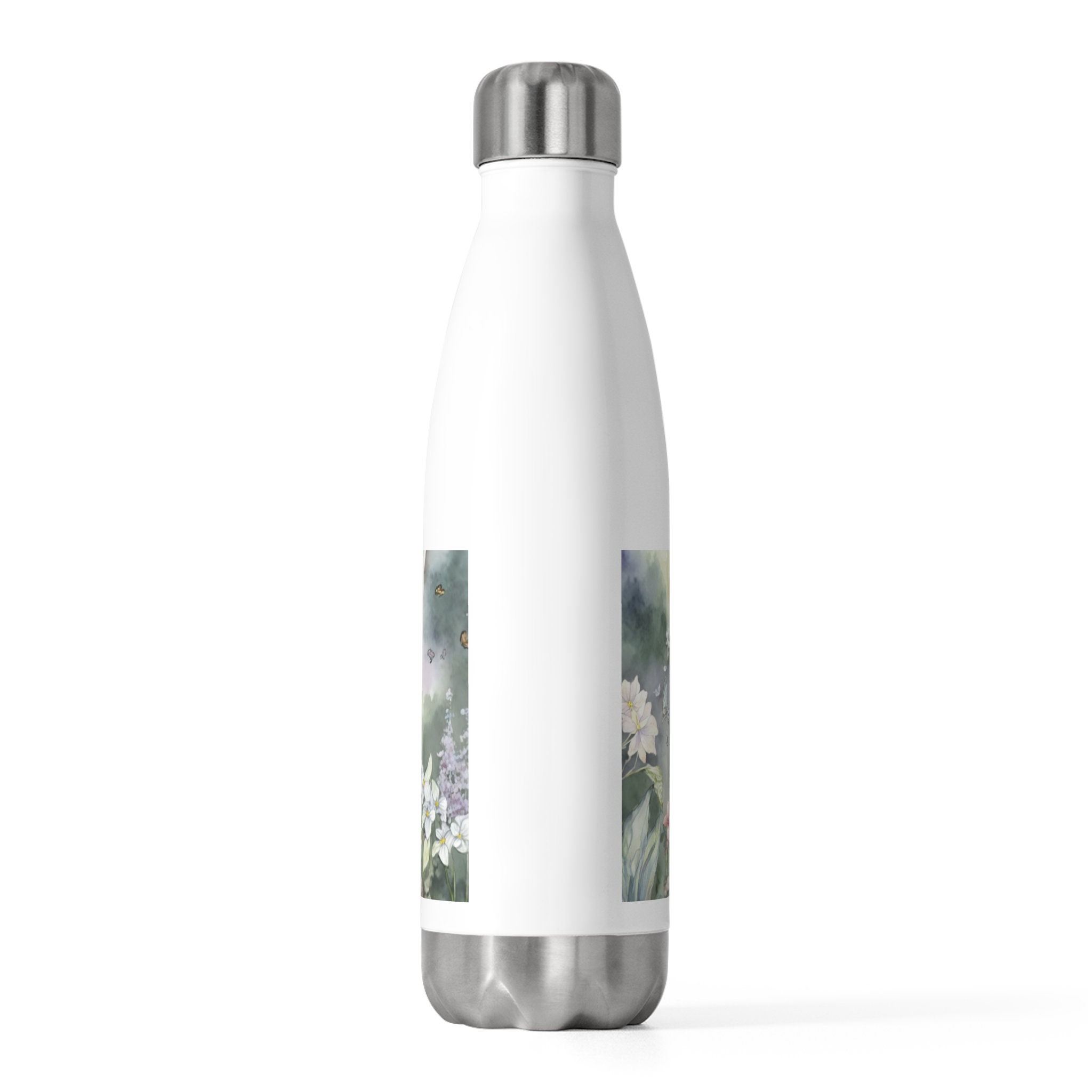 Floral Watercolor Water Bottle for Nature Lovers Choose From 5 Styles Pastel Colors Insulated