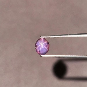 Natural Transparent Pink Star Sapphire | スターサファイア | Faceted Pink Sapphire for Jewelry Making| 六条スターサファイア|