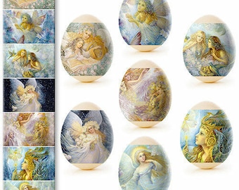 Heat Shrink Wrap - Easter Egg Wraps - Sleeve Decoration Sticker - Nymphs