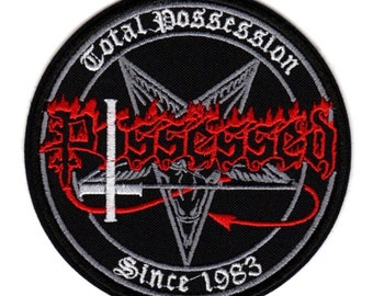 Patch Possédé Total Possession depuis 1983 - Logo du groupe de metal américain Baphomet