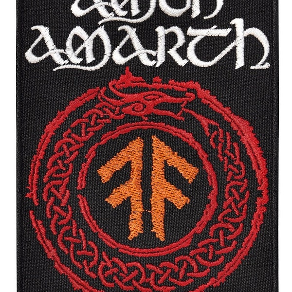 Amon Amarth Aufnäher - Abschaum schwedisches Melodic Death Metal Viking Metal Band Logo