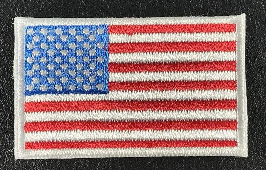 thumbnail image 2 of "F**K OFF! WE'RE FULL" USA Map Embroidered Iron-On Patch For Motorcycle/Jacket E-9 2 of 3