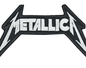 Écusson à coudre Metallica - Logo d'un groupe de hard rock américain heavy thrash speed metal