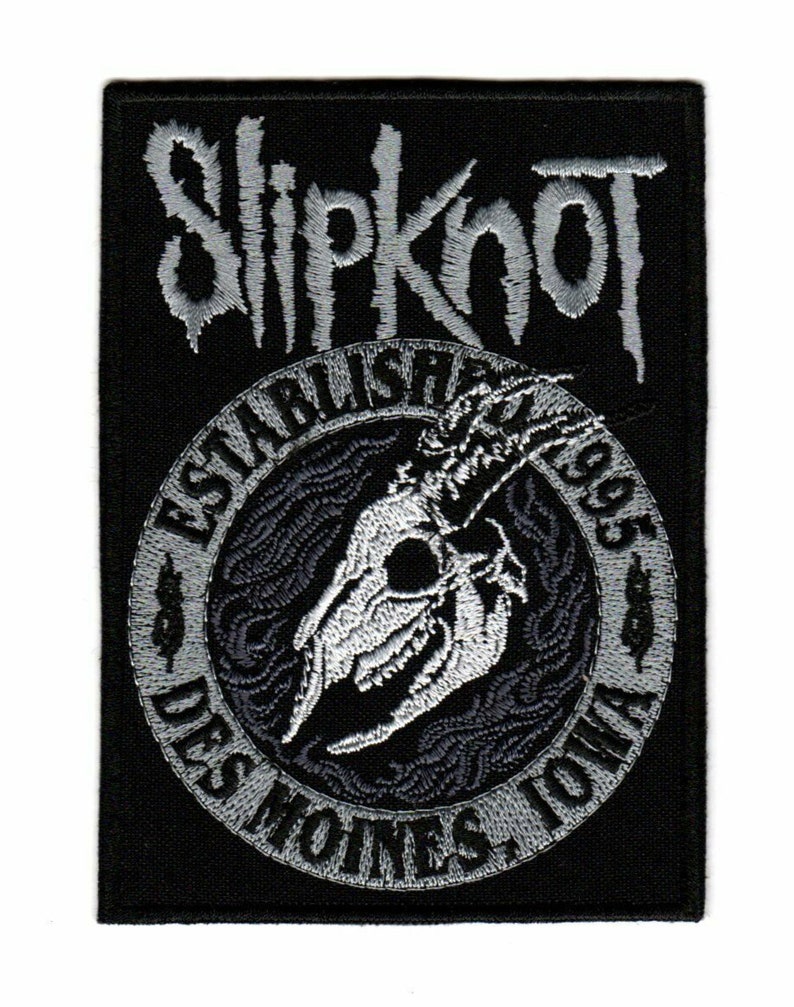 Slipknot Established 1995 Des Moines, Iowa Patch Goat American Metal ...