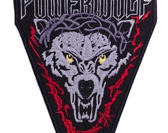 Powerwolf Embroidered Sew-on Patch - German Power Heavy Metal Music Band Logo