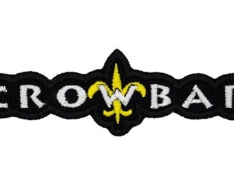 Crowbar Patch - Haken & Schleifen (Velcro #) Stil - American Sludge Doom Metal Musik Band Logo