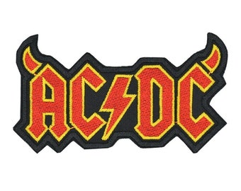 AC/DC ACDC Patch - Australian Rock & Roll Hard Blues Rock Heavy Metal Band Logo