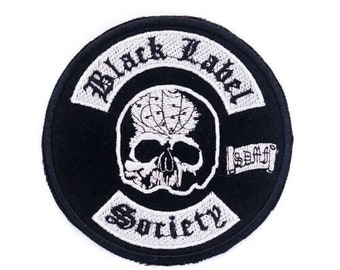 Black Label Society Patch - Skull American Heavy Southern Metal Music Band Logo