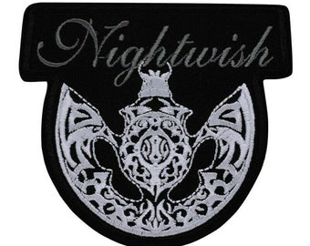 Nightwish Aufnäher - Finnisches Symphonic Power Folk Gothic Metal Musik Band Logo