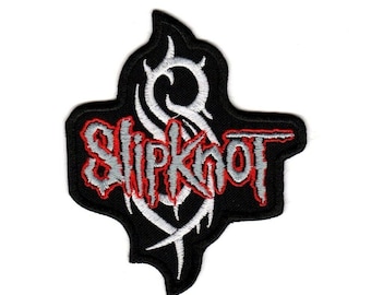Patch à coudre Slipknot - Logo d'un groupe de metal groove américain alternatif heavy nu
