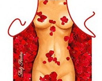 Funny Sexy Girl Woman Apron - Lady Passion - in lingerie cooking kitchen apron bachelorette