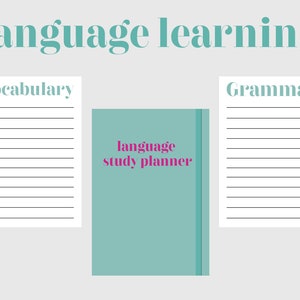 Language Study Planner, Language learning notebook
