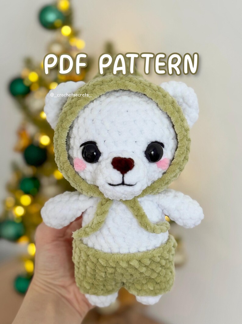 Polar Bear Crochet PDF Pattern - Etsy